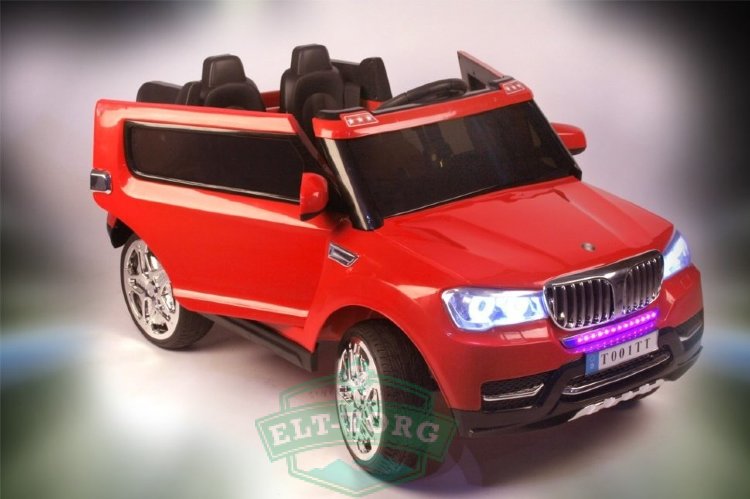 Детский электромобиль River Toys BMW T001TT 4Х4 140 W Красный