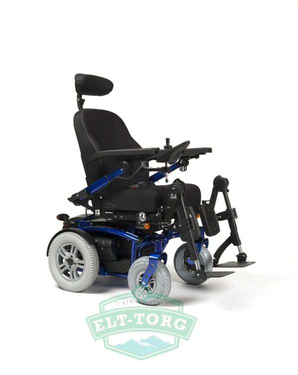 Кресло-коляска инвалидное с электроприводом Vermeiren Forest 3 синий