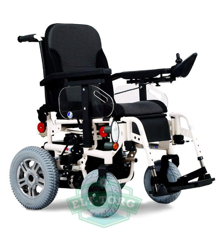Кресло-коляска инвалидное с электроприводом Vermeiren Squod белый