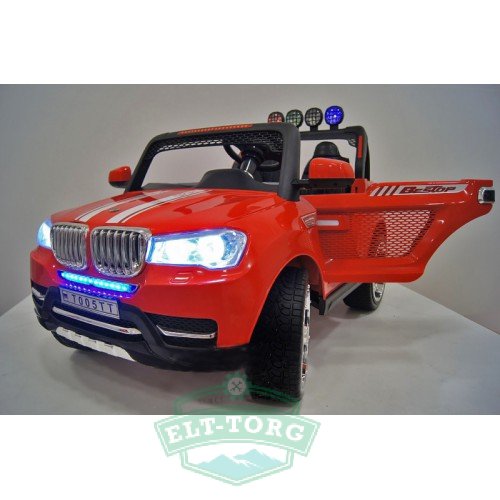 Электромобиль RiverToys BMW T005TT-4*4-red