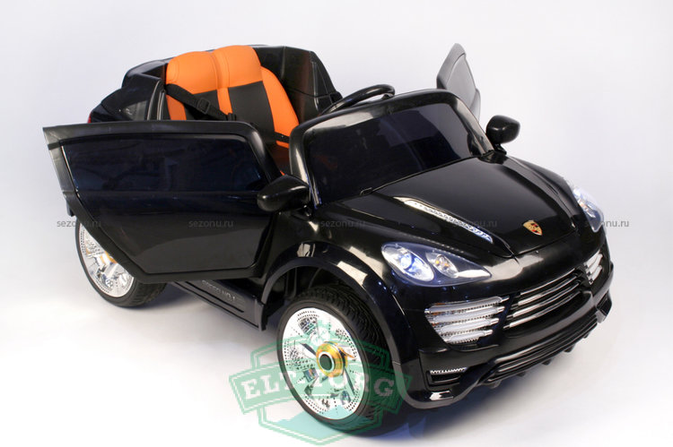 Детский электромобиль River Toys Porsche O001OO-vip 70 W Черный