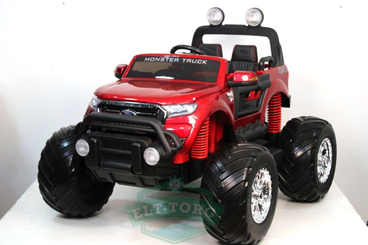Детский электромобиль FORD RANGER MONSTER TRUCK 4WD DK-MT550 красный