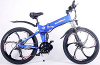 Электровелосипед Ecoffect Hummer Middle Drive 500W Синий