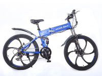 Электровелосипед Ecoffect H-Slim Middle Drive 350W Синий матовый
