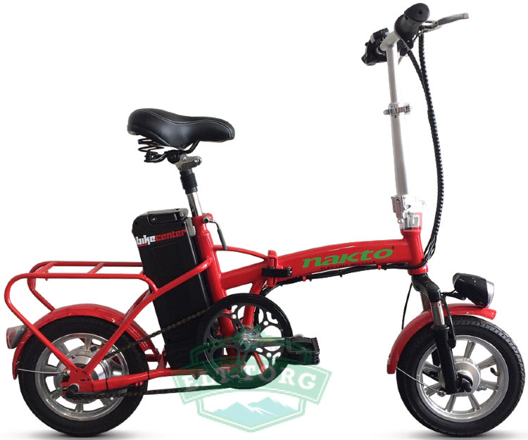 Электровелосипед для детей Nakto Car baby 12" красный