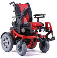 Кресло-коляска инвалидное с электроприводом Vermeiren Forest 3 Kids красный