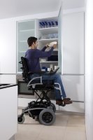 Кресло-коляска инвалидное с электроприводом Vermeiren Navix Lift серый