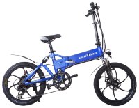 Электровелосипед Ecoffect F1 Премиум 350W Синий матовый