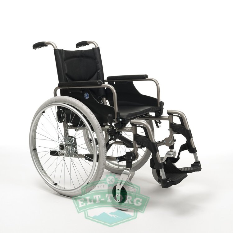 Кресло-коляска инвалидное механическое Vermeiren V200 серебристый