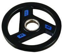 Олимпийский обрезиненный диск AeroFit 2.5 кг, черно-синий