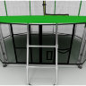 Батут i-JUMP Elegant 12ft 3,66м с нижней сетью и лестницей (green)