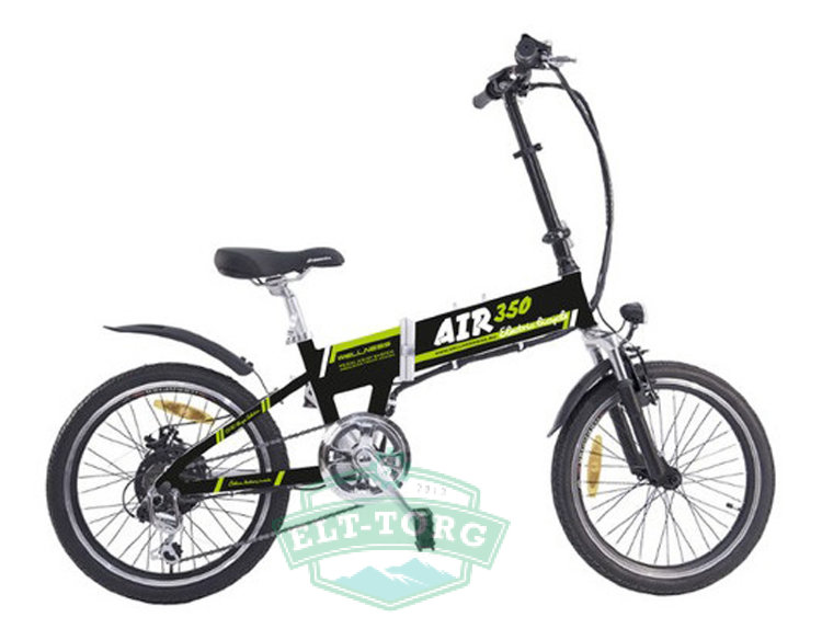Электровелосипед Wellness AIR 350w black