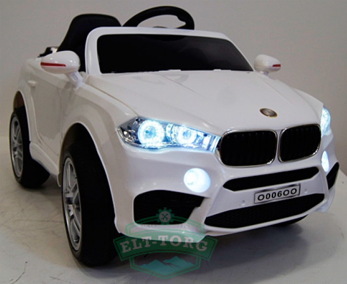Электромобиль RiverToys BMW O006OO-VIP-WHITE