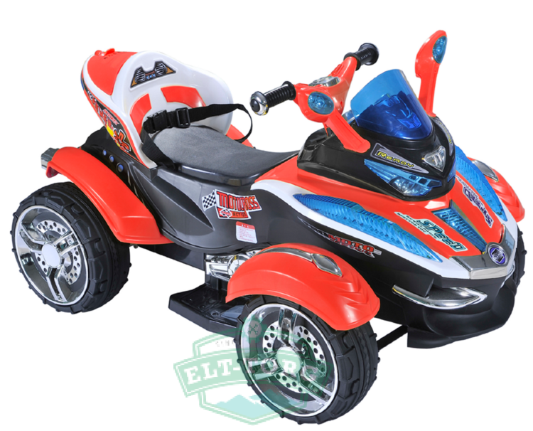Электромобиль квадроцикл River Toys С002СР 35 W Красный